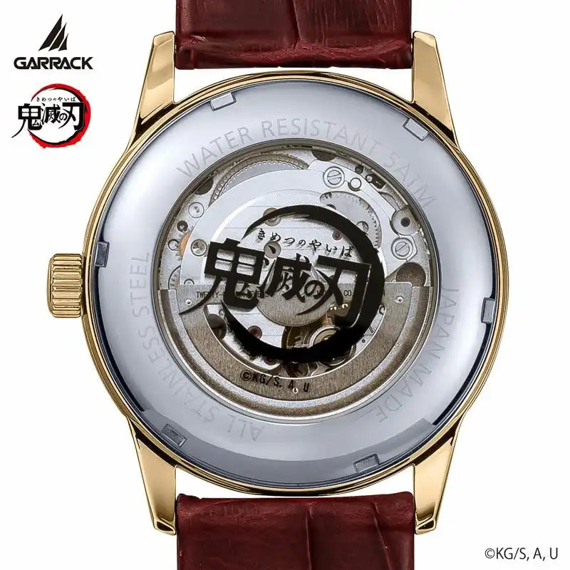 GARRACK Demon Slayer: Kimetsu no Yaiba x S-MEISTER Zenitsu Agatsuma Model 2 SMS-40-KY-AZ Anime Collaboration Watch - The Japanese Factory