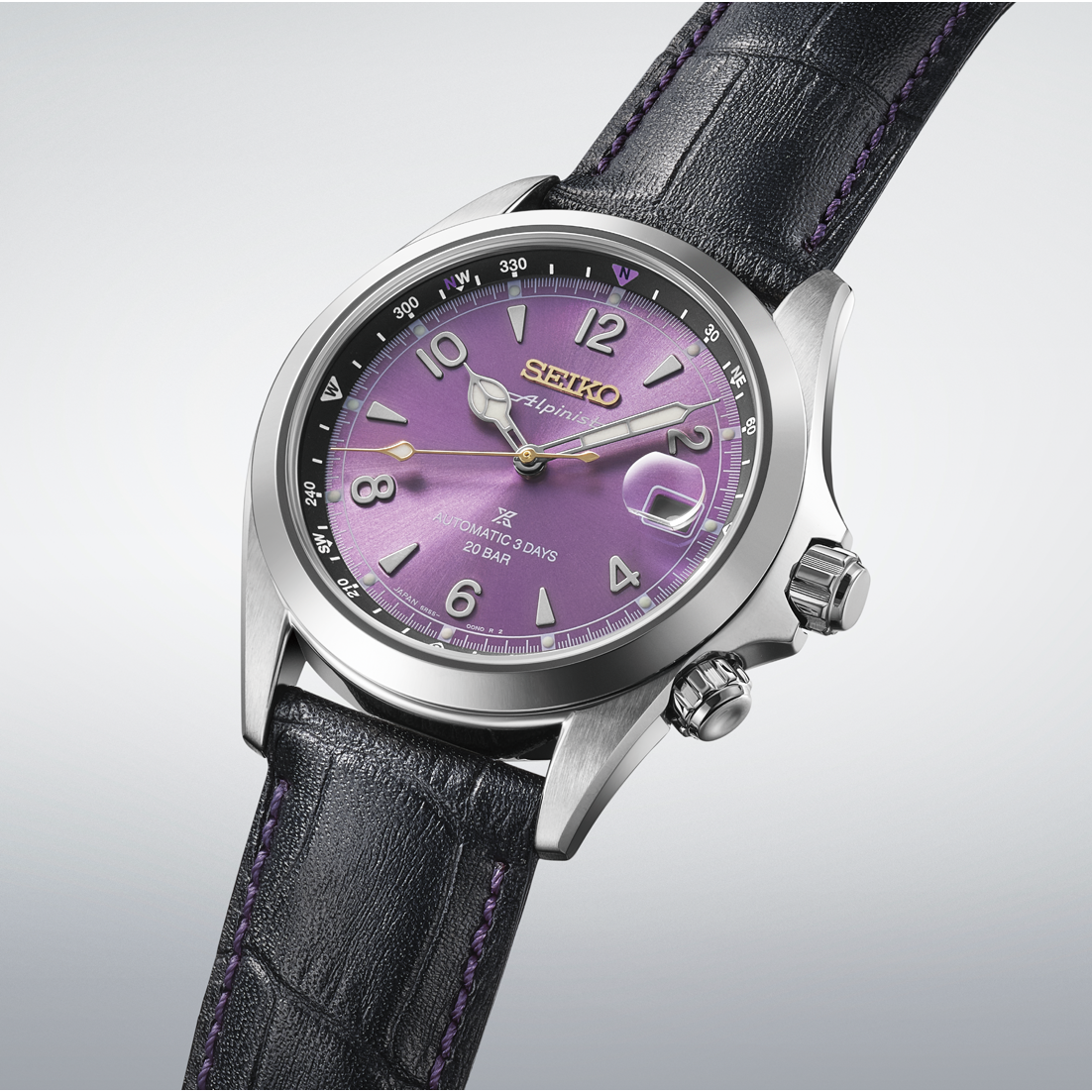 Seiko Prospex Alpinist HBC006J 145th Anniversary Limited Edition Edo Purple Wristwatch