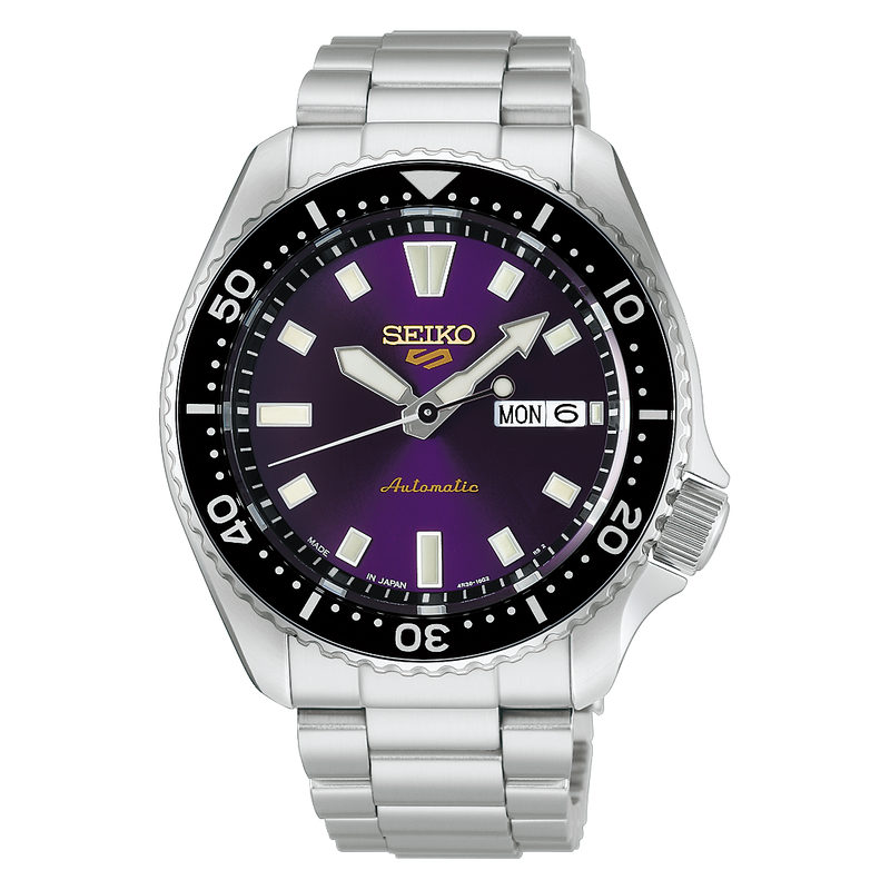 Seiko 5 Sports SKX HDB003J 145th Anniversary Edo Purple Limited Edition Japanese Wristwatch
