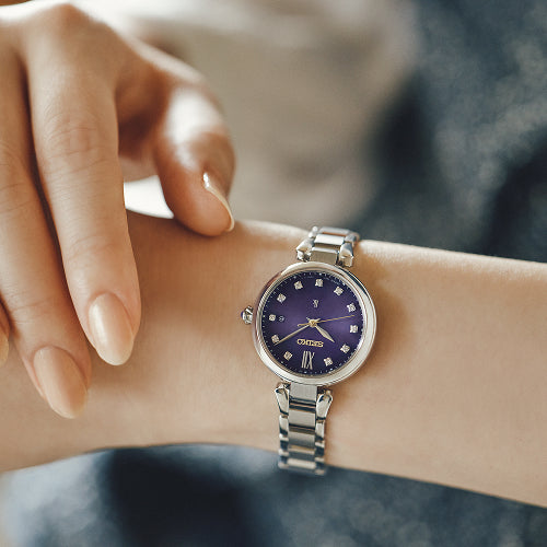 Seiko Lukia Grow HEE004J 145th Anniversary Edo Purple Lab Diamond Limited Edition Japanese Women's Wristwatch