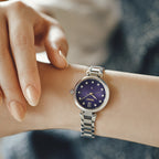 Seiko Lukia Grow HEE004J 145th Anniversary Edo Purple Lab Diamond Limited Edition Japanese Women's Wristwatch