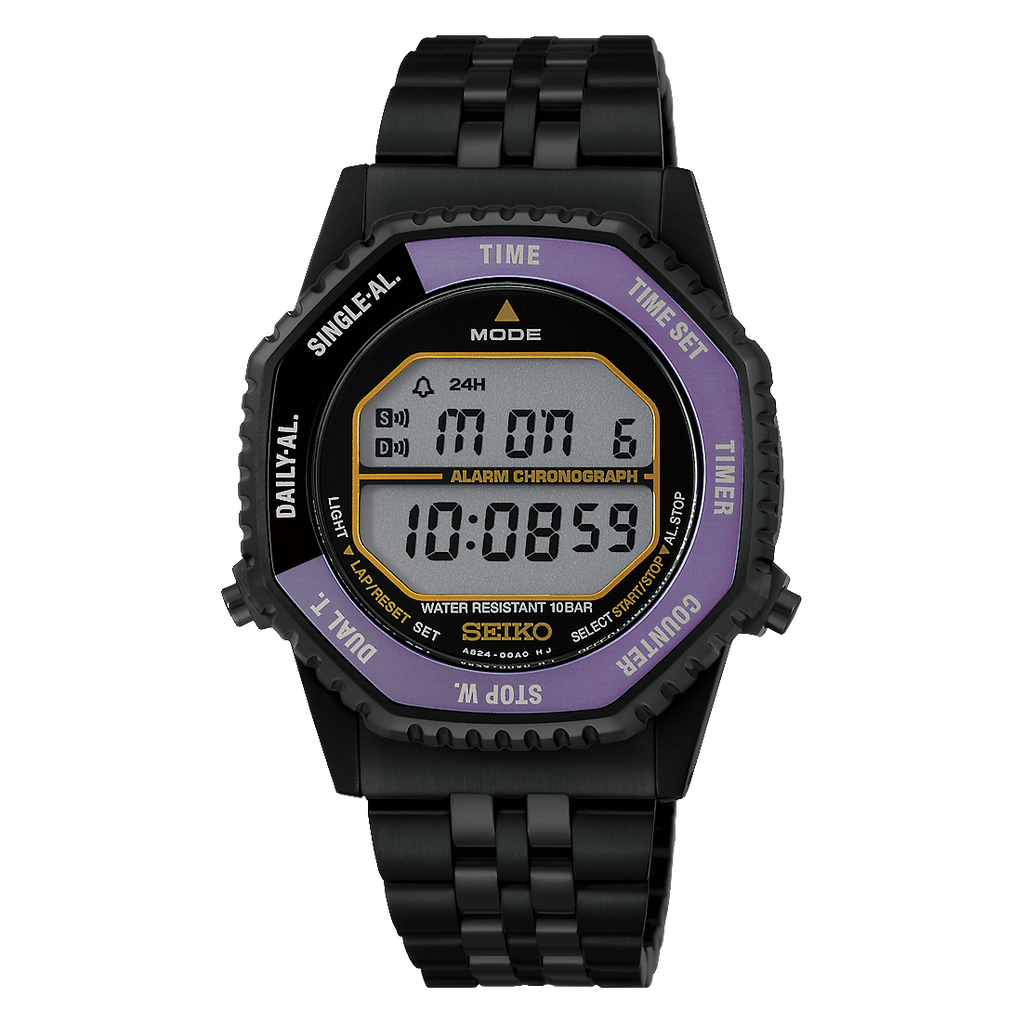 Seiko Selection S-Series Digital HFL001P 145th Anniversary Rotocall Edo Purple Limited Edition Japanese Wristwatch