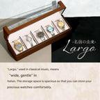 Handmade Wooden Watch Box for 5 Watches Made in Japan - The Japanese Factory