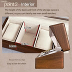 Handmade Wooden Watch Box for 5 Watches Made in Japan - The Japanese Factory
