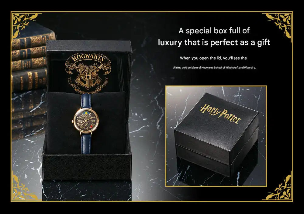Harry Potter Official <Time of Hogwarts> Moon Phase Wristwatch Limited Edition - The Japanese Factory