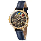 Harry Potter Official <Time of Hogwarts> Moon Phase Wristwatch Limited Edition - The Japanese Factory