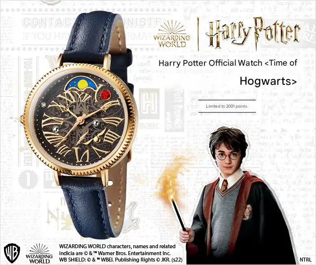 Harry Potter Official <Time of Hogwarts> Moon Phase Wristwatch Limited Edition - The Japanese Factory