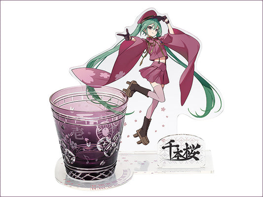 Hatsune Miku Senbonzakura Edo Kiriko Glass Limited Edition - The Japanese Factory