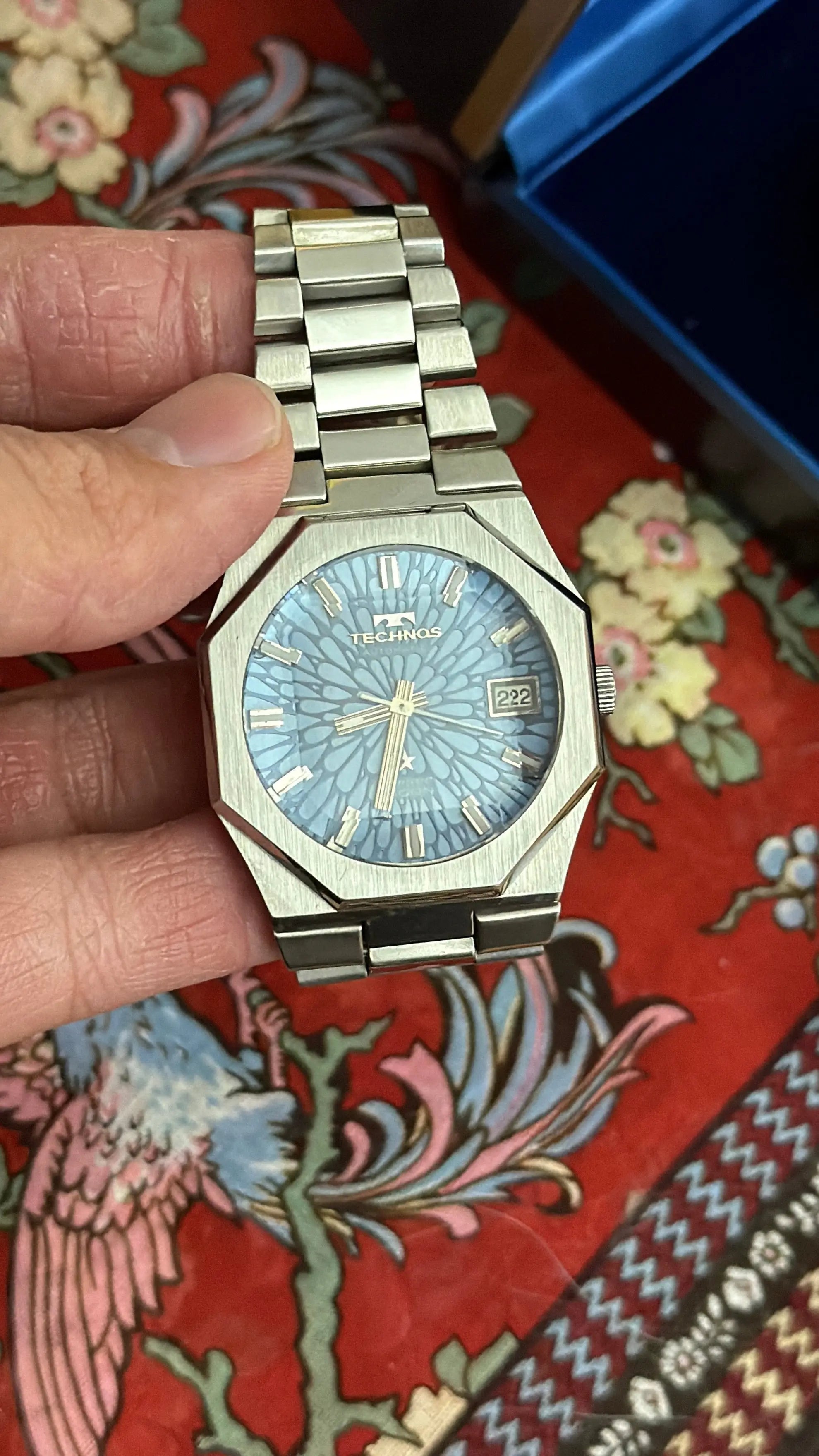 Technos Kaiser Tigon Blue Dial - The Japanese Factory