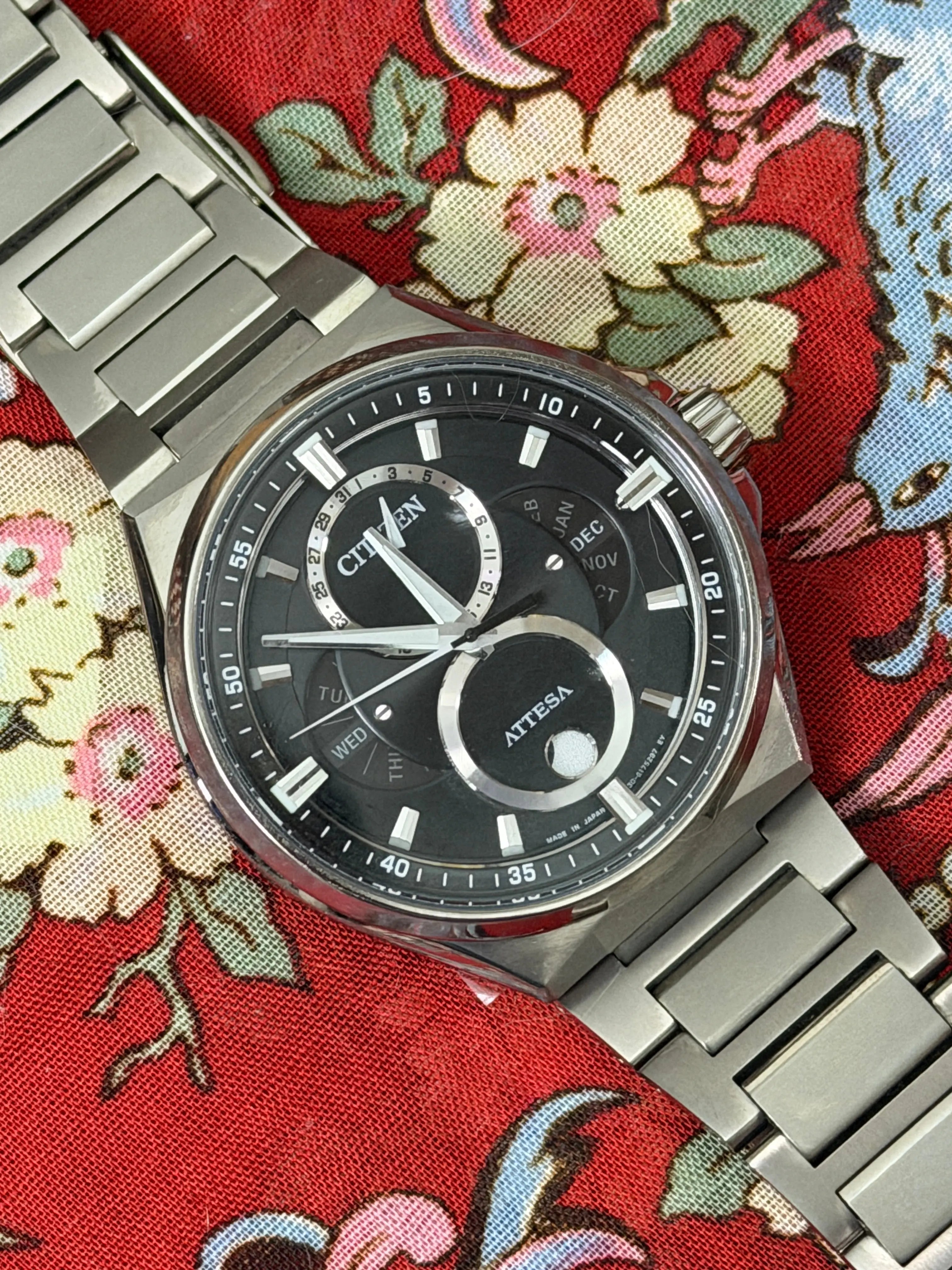 Citizen Attesa Eco-Drive Triple Calendar - The Japanese Factory
