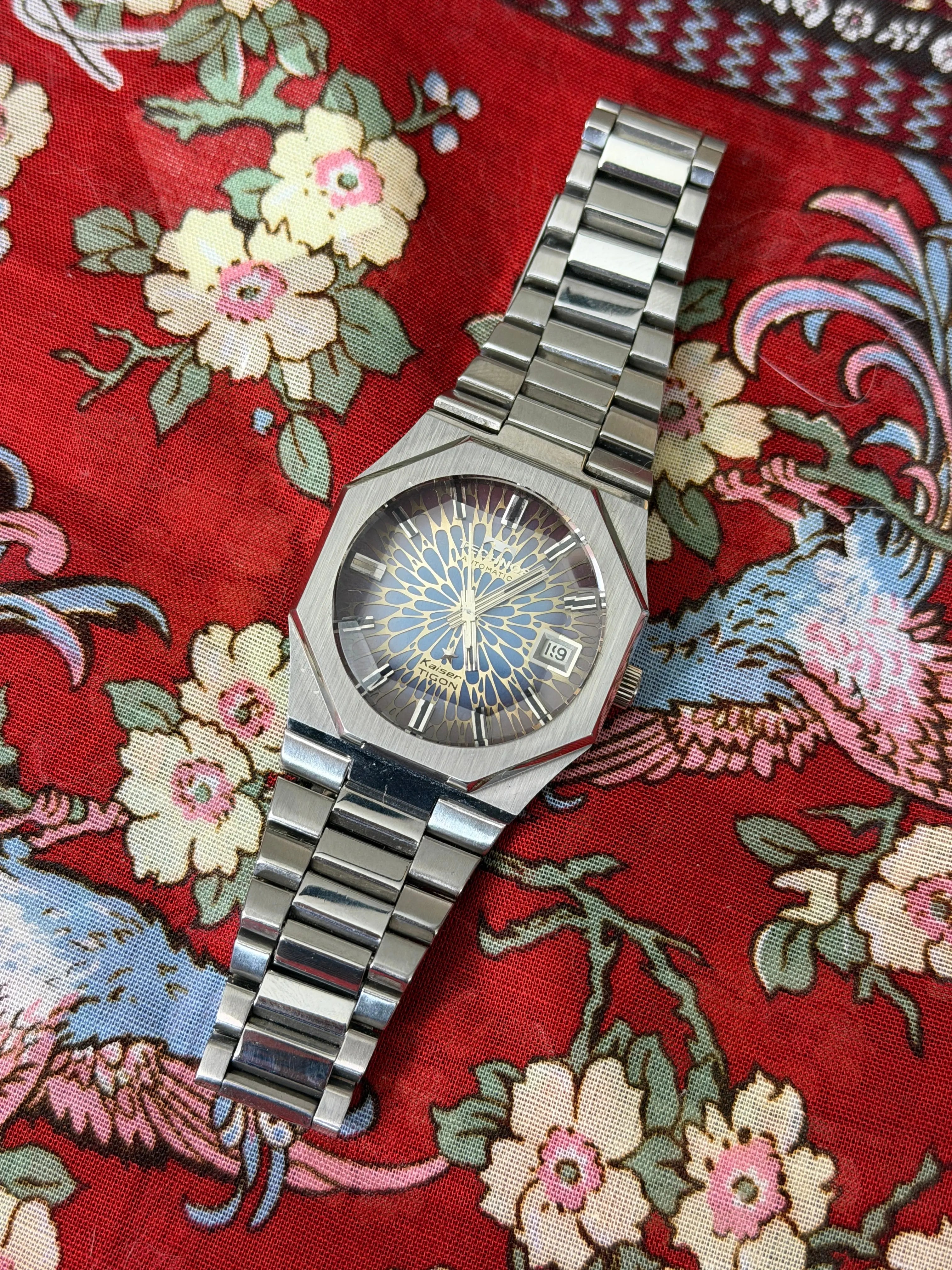 Technos Kaiser Tigon Blue Dial - The Japanese Factory