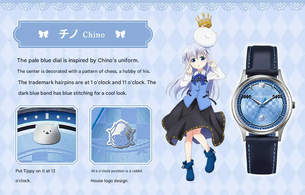 Is the Order a Rabbit? x Citizen INDEPENDENT Anime Collaboration Wristwatch Limited Edition - The Japanese Factory