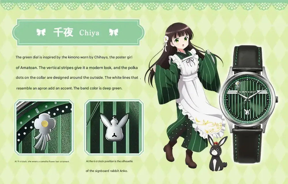 Is the Order a Rabbit? x Citizen INDEPENDENT Anime Collaboration Wristwatch Limited Edition - The Japanese Factory