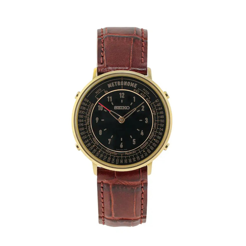 [Limited Edition] Seiko Metronome Watch SMW001AP Standard Line (Dark Brown) Classic Band Type - The Japanese Factory
