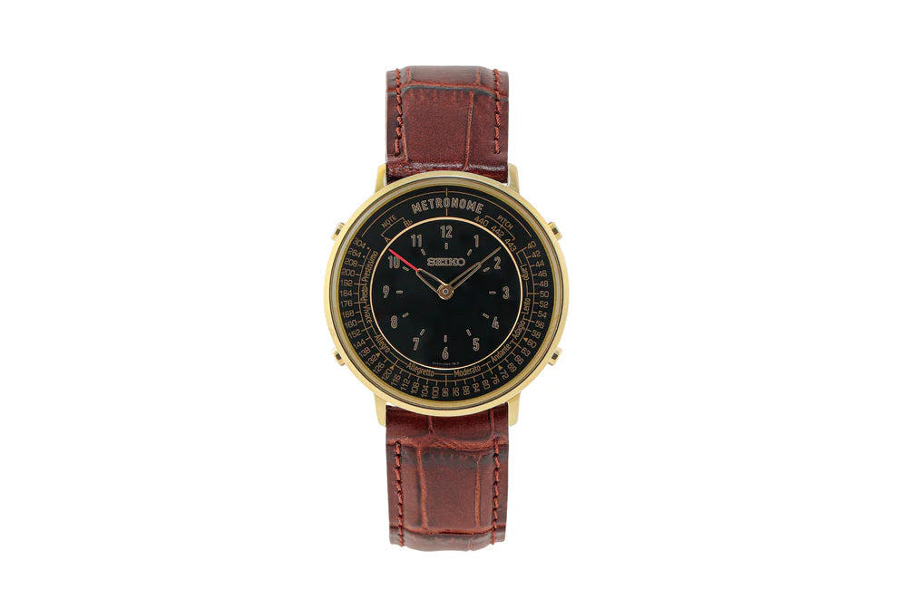 [Limited Edition] Seiko Metronome Watch SMW001AP Standard Line (Dark Brown) Classic Band Type - The Japanese Factory
