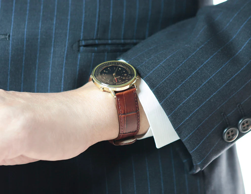 [Limited Edition] Seiko Metronome Watch SMW001AP Standard Line (Dark Brown) Classic Band Type - The Japanese Factory