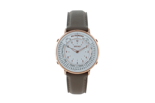 [Limited Edition] Seiko Metronome Watch SMW002APG Elegant Series White x Gray - The Japanese Factory