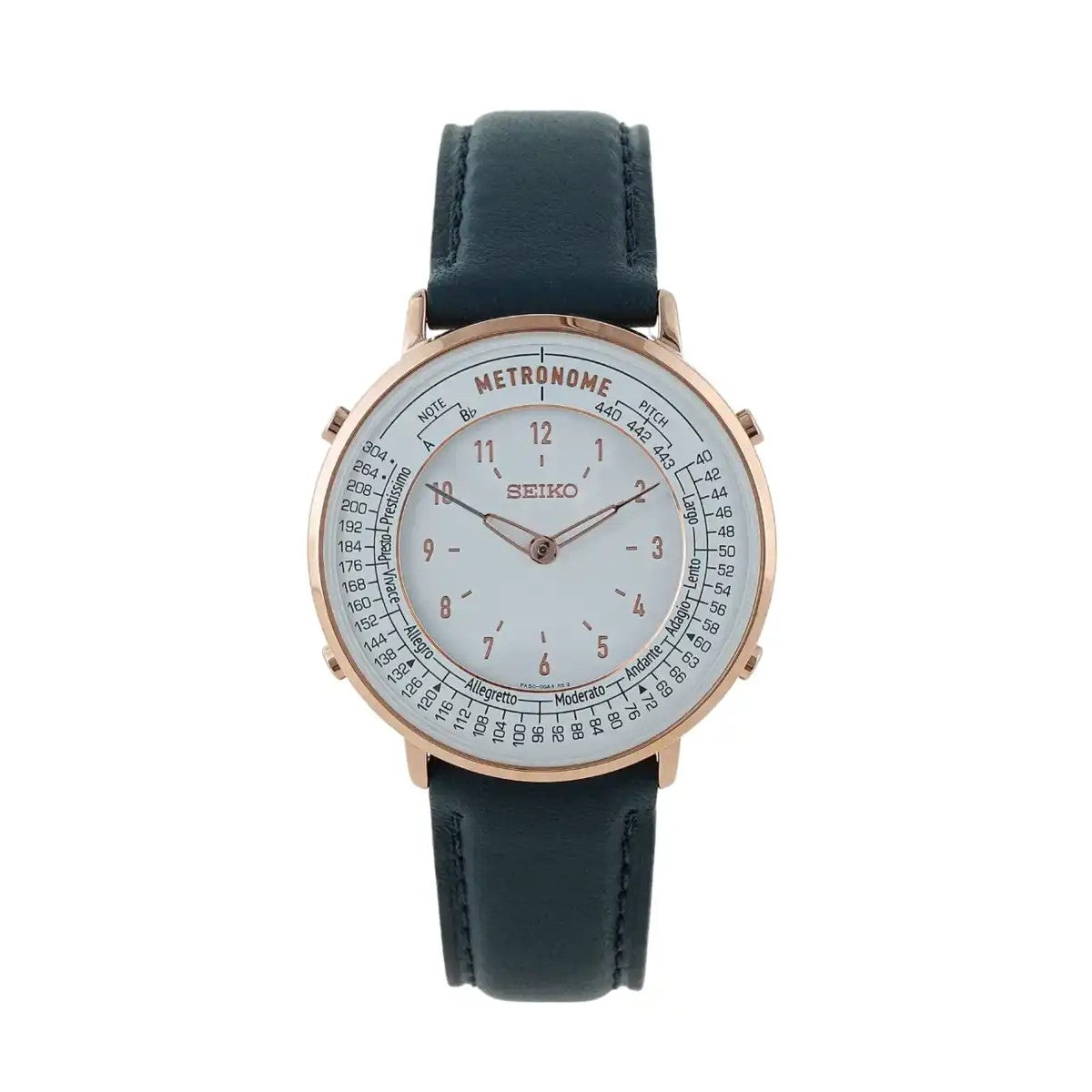 SEIKO メトロノームウォッチ ピンク　白ベルト　新品.未使用品　箱付 SEIKO メトロノームウォッチ ピンク 白ベルト 新品.未使用品 箱