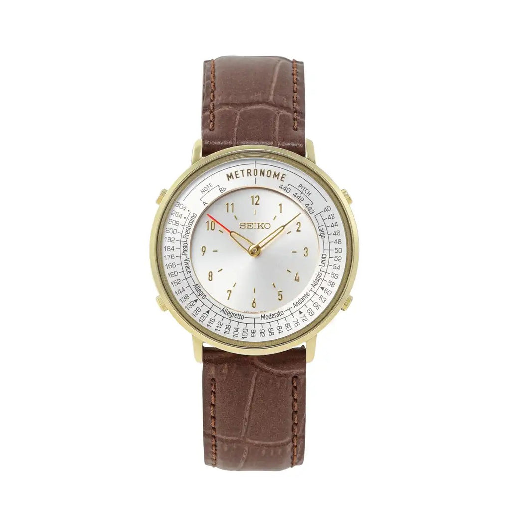 [Limited Edition] Seiko Metronome Watch SMW003AP Standard Line (Camel) Classic Band Type - The Japanese Factory