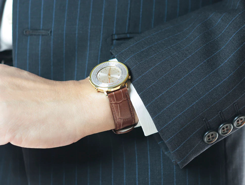 [Limited Edition] Seiko Metronome Watch SMW003AP Standard Line (Camel) Classic Band Type - The Japanese Factory