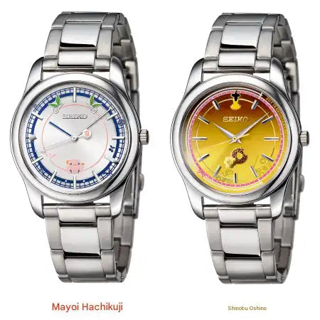 Monogatari Series x Seiko Official Anime Collaboration Watch Limited Edition with Acrylic Stand - The Japanese Factory