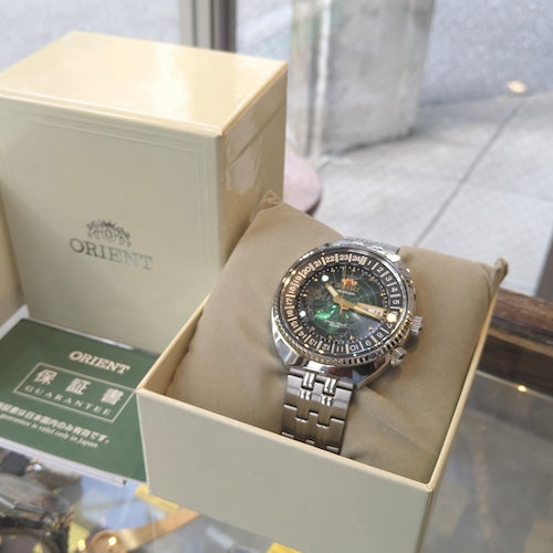 ORIENT Revival World Map Diver RA-AA0E02E Men's Wristwatch - The Japanese Factory