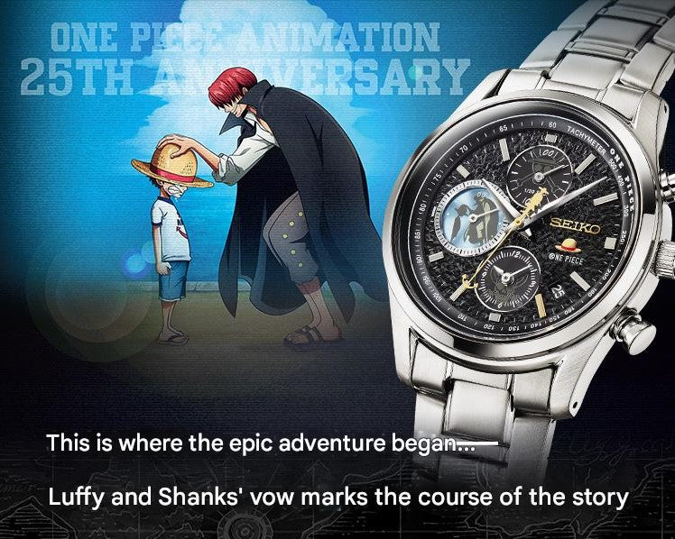 One Piece x Seiko TV Anime 25th Anniversary Men's Wristwatch MEMORIAL EDITION - The Japanese Factory