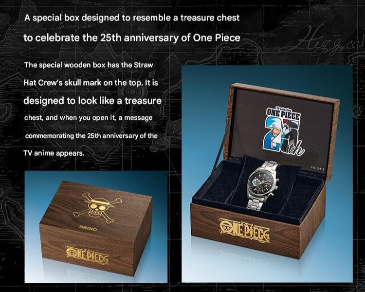 One Piece x Seiko TV Anime 25th Anniversary Men's Wristwatch MEMORIAL EDITION - The Japanese Factory