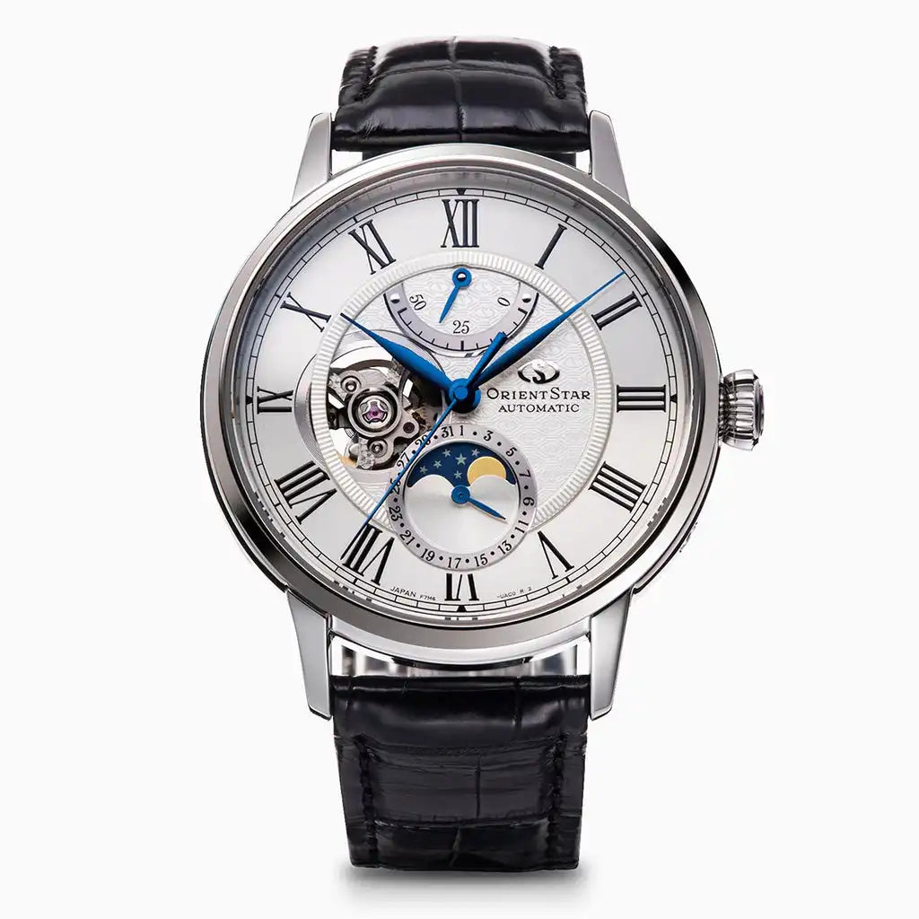 Orient Star Classic M45 F7 Mechanical Moon Phase RK-AY0101S Automatic Men's Wristwatch - The Japanese Factory