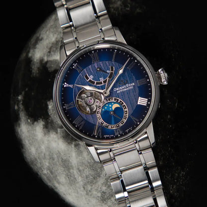 Orient Star Classic M45 F7 Mechanical Moon Phase RK-AY0103L Automatic Men's Wristwatch - The Japanese Factory