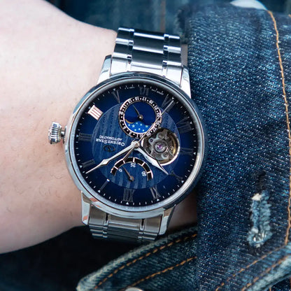 Orient Star Classic M45 F7 Mechanical Moon Phase RK-AY0103L Automatic Men's Wristwatch - The Japanese Factory