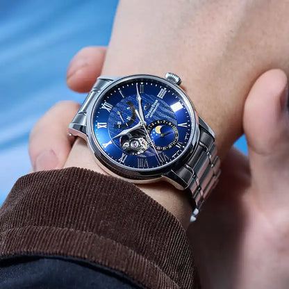 Orient Star Classic M45 F7 Mechanical Moon Phase RK-AY0103L Automatic Men's Wristwatch - The Japanese Factory