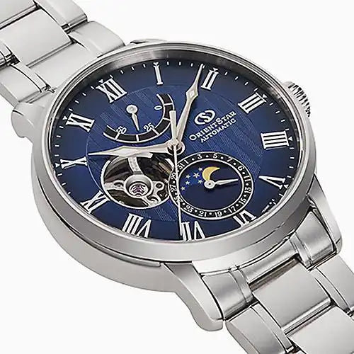 Orient Star Classic M45 F7 Mechanical Moon Phase RK-AY0103L Automatic Men's Wristwatch - The Japanese Factory