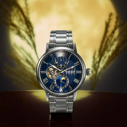 Orient Star Classic M45 F7 Mechanical Moon Phase RK-AY0103L Automatic Men's Wristwatch - The Japanese Factory