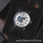 Orient Star Classic M45 F7 Mechanical Moon Phase RK-AY0112S Limited Edition Automatic Men's Wristwatch - The Japanese Factory