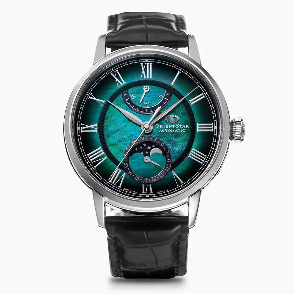 Orient Star Classic M45 F7 Mechanical Moon Phase RK-AY0114A Limited Edition Automatic Men's Wristwatch - The Japanese Factory
