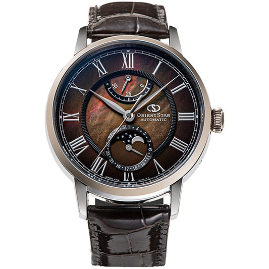 Orient Star Classic M45 F7 Mechanical Moon Phase RK-AY0120A Limited Edition Automatic Men's Wristwatch - The Japanese Factory
