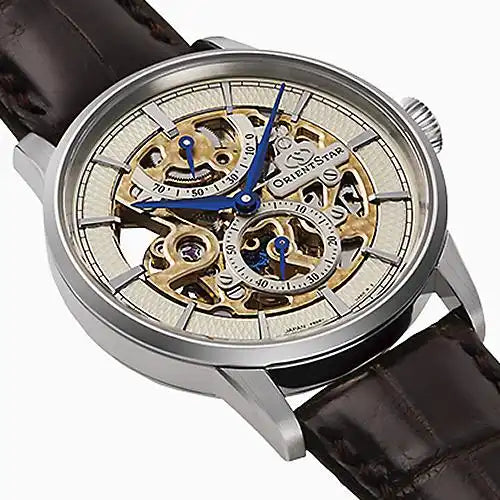 Orient Star Classic M45 F8 Skeleton Hand Winding RK-AZ0001S Automatic Men's Wristwatch - The Japanese Factory