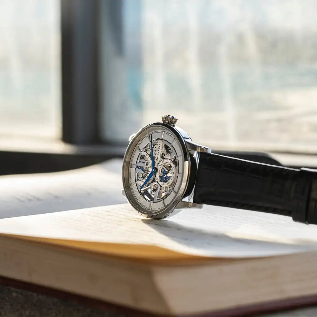 Orient Star Classic M45 F8 Skeleton Hand Winding RK-AZ0002S Automatic Men's Wristwatch - The Japanese Factory