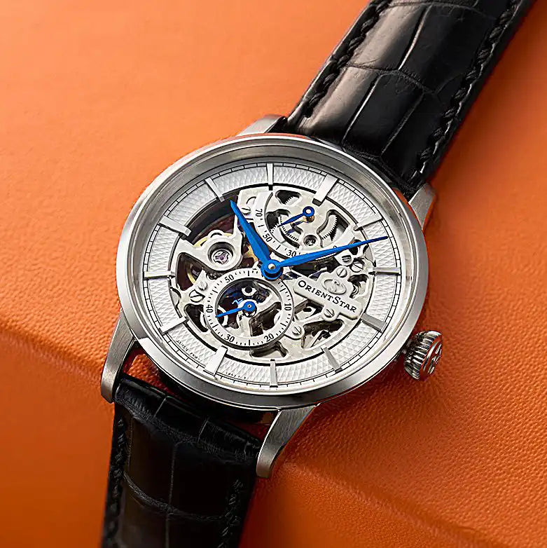 Orient Star Classic M45 F8 Skeleton Hand Winding RK-AZ0002S Automatic Men's Wristwatch - The Japanese Factory