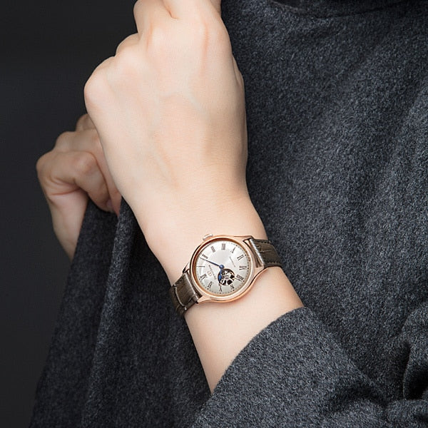 Orient Star Classic Semi Skeleton RK-ND0003S Automatic Women's Wristwatch - The Japanese Factory