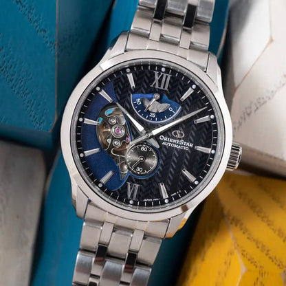 Orient Star Contemporary Layered Skeleton RK-AV0B03B Automatic Men's Wristwatch - The Japanese Factory
