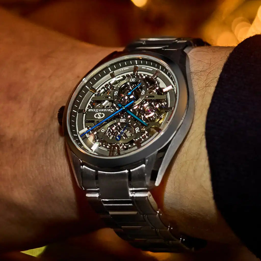 Orient Star Contemporary M34 F8 Skeleton RK-AZ0102N Hand Winding Mechanical Men's Wristwatch - The Japanese Factory