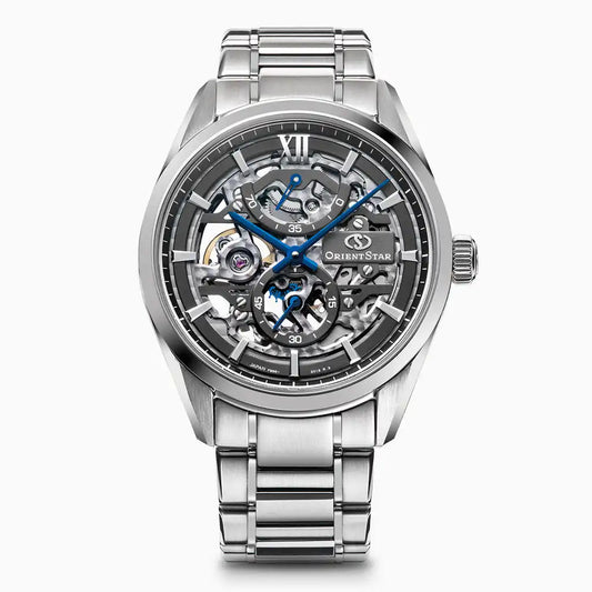 Orient Star Contemporary M34 F8 Skeleton RK-AZ0102N Hand Winding Mechanical Men's Wristwatch - The Japanese Factory