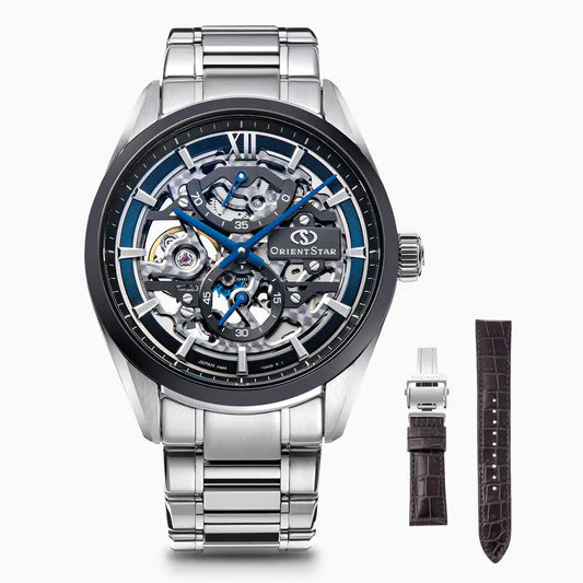 Orient Star Contemporary M34 F8 Skeleton RK-AZ0103L Limited Edition Hand Winding Mechanical Men's Wristwatch - The Japanese Factory