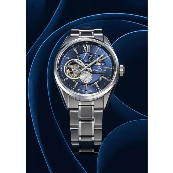 Orient Star Contemporary Modern Skeleton RK-AV0004L Automatic Men's Wristwatch - The Japanese Factory