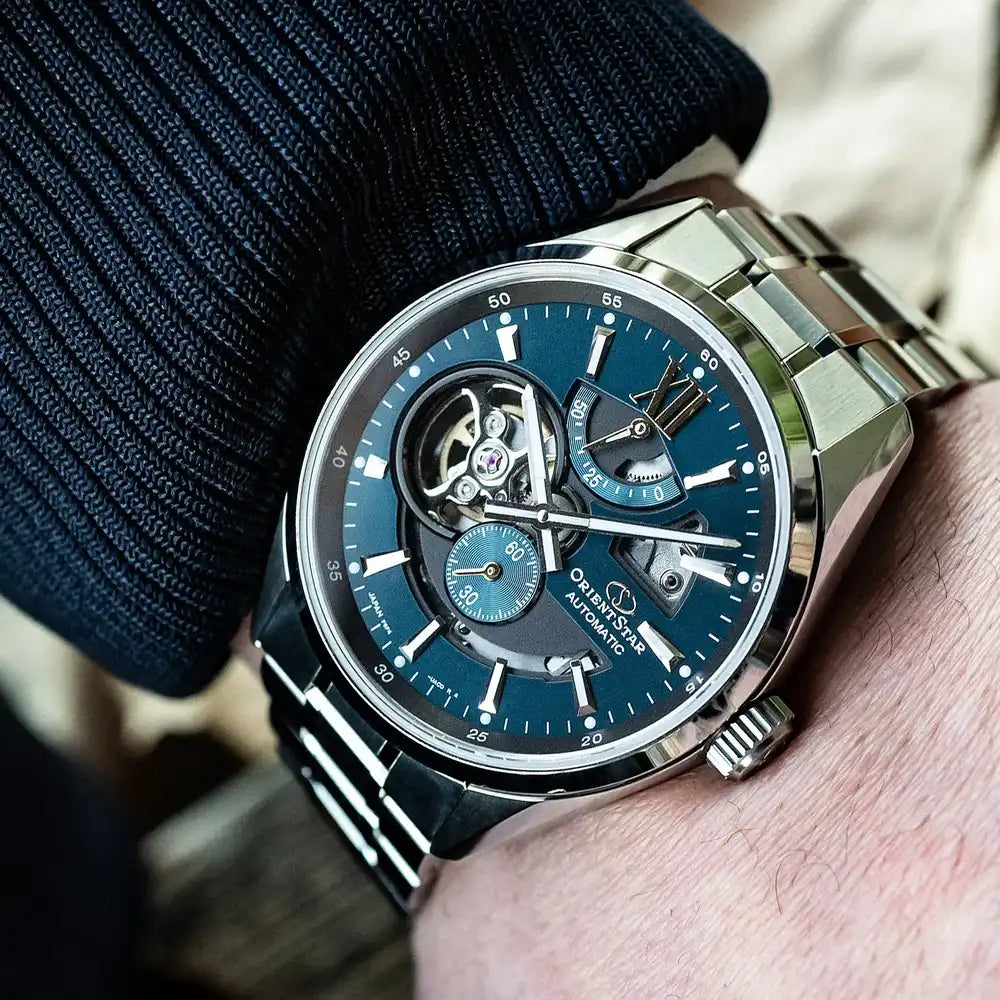 Orient Star Contemporary Modern Skeleton RK-AV0114E Automatic Men's Wristwatch - The Japanese Factory