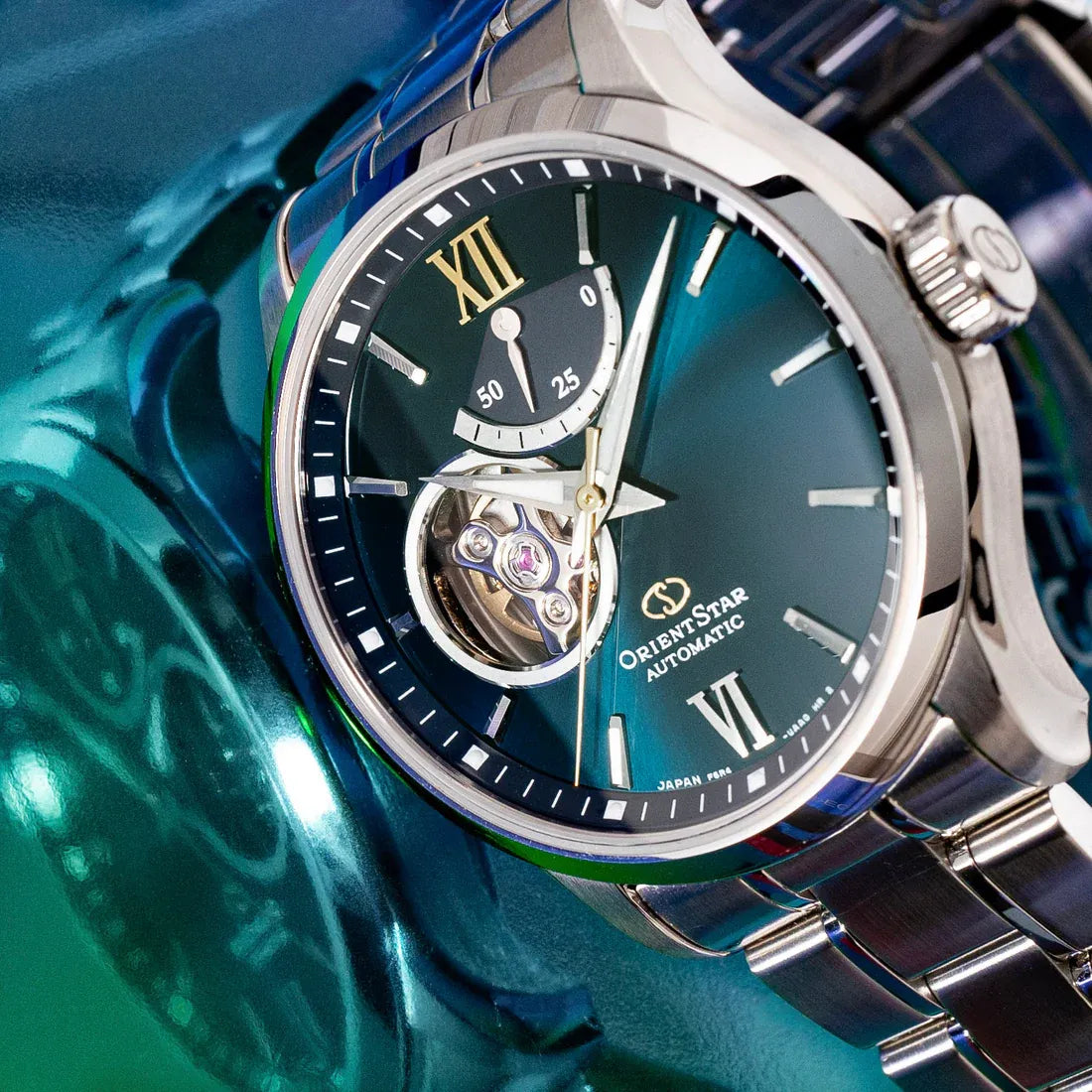 Orient Star Contemporary Semi Skeleton RK-AT0003E Automatic Men's Wristwatch - The Japanese Factory