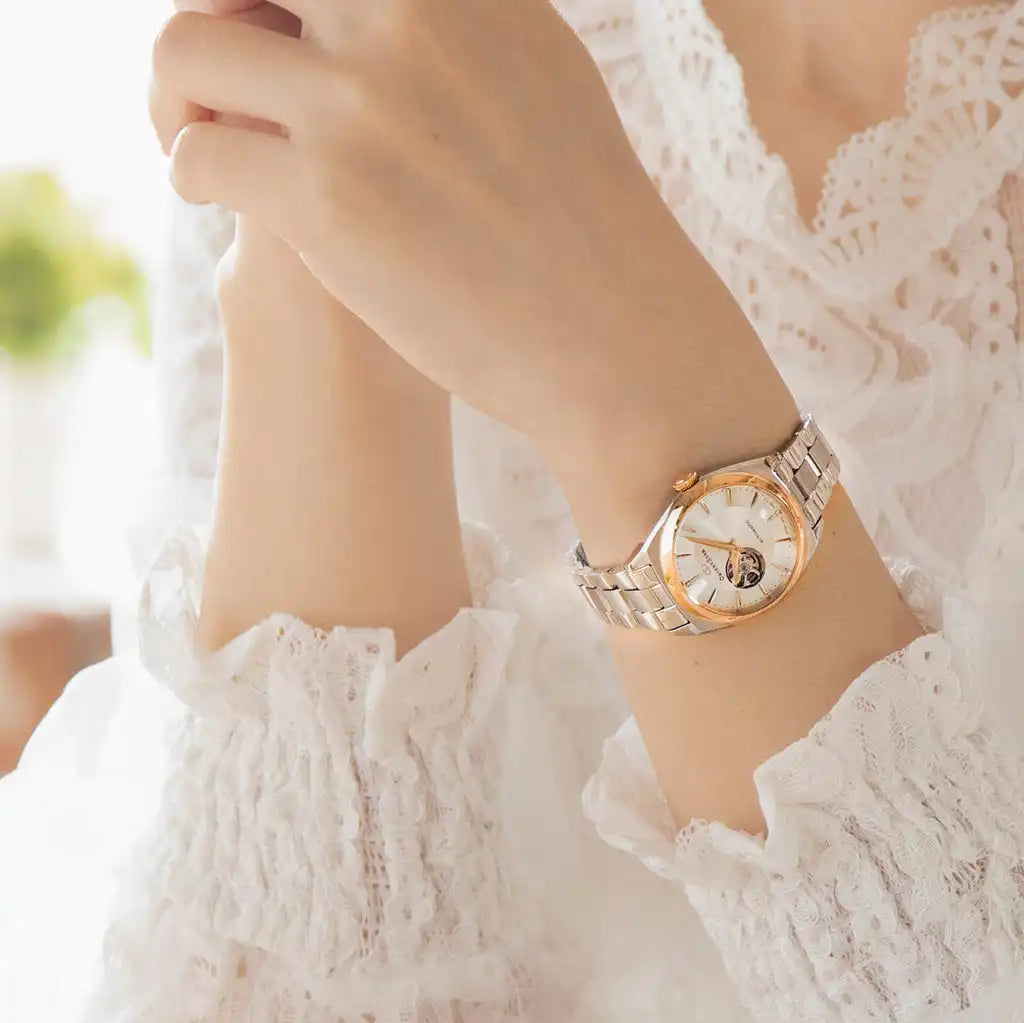 Orient Star Contemporary Semi Skeleton RK-ND0101S Automatic Women's Wristwatch - The Japanese Factory