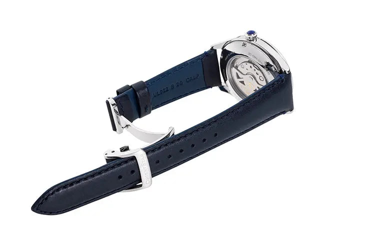 Orient Star Open Heart Light Blue RE-AT0203L Men's Wristwatch - The Japanese Factory